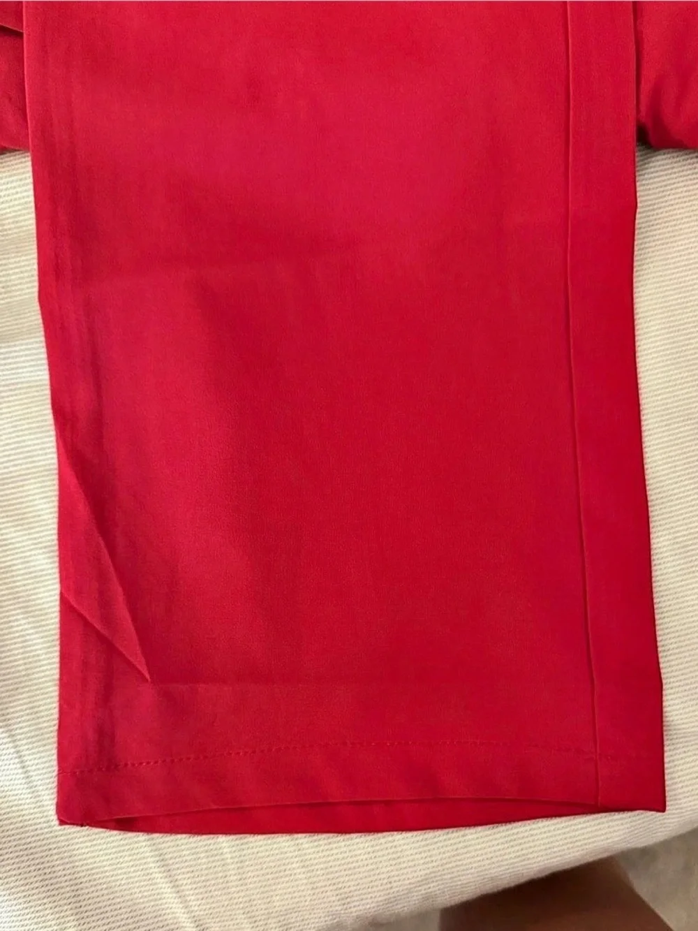 Red Scrub Set Like New